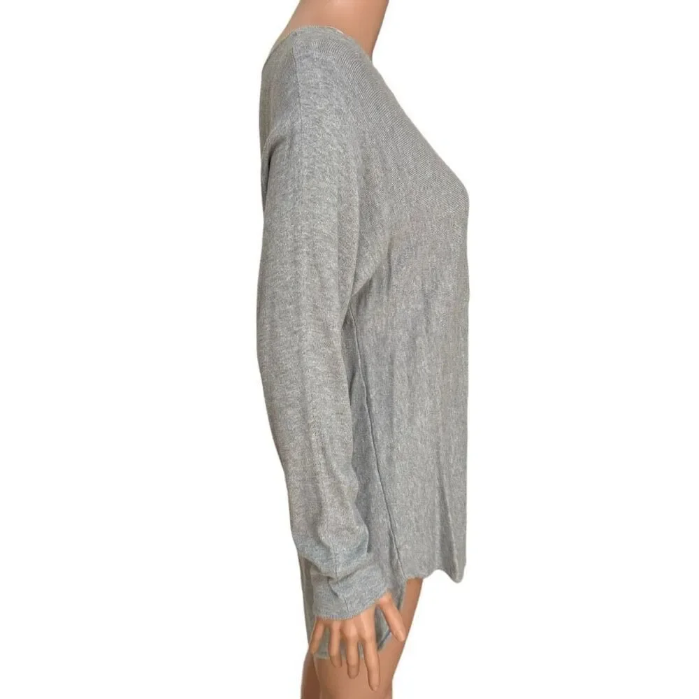 Michael Kors cotton blend sweater tunic size M gray